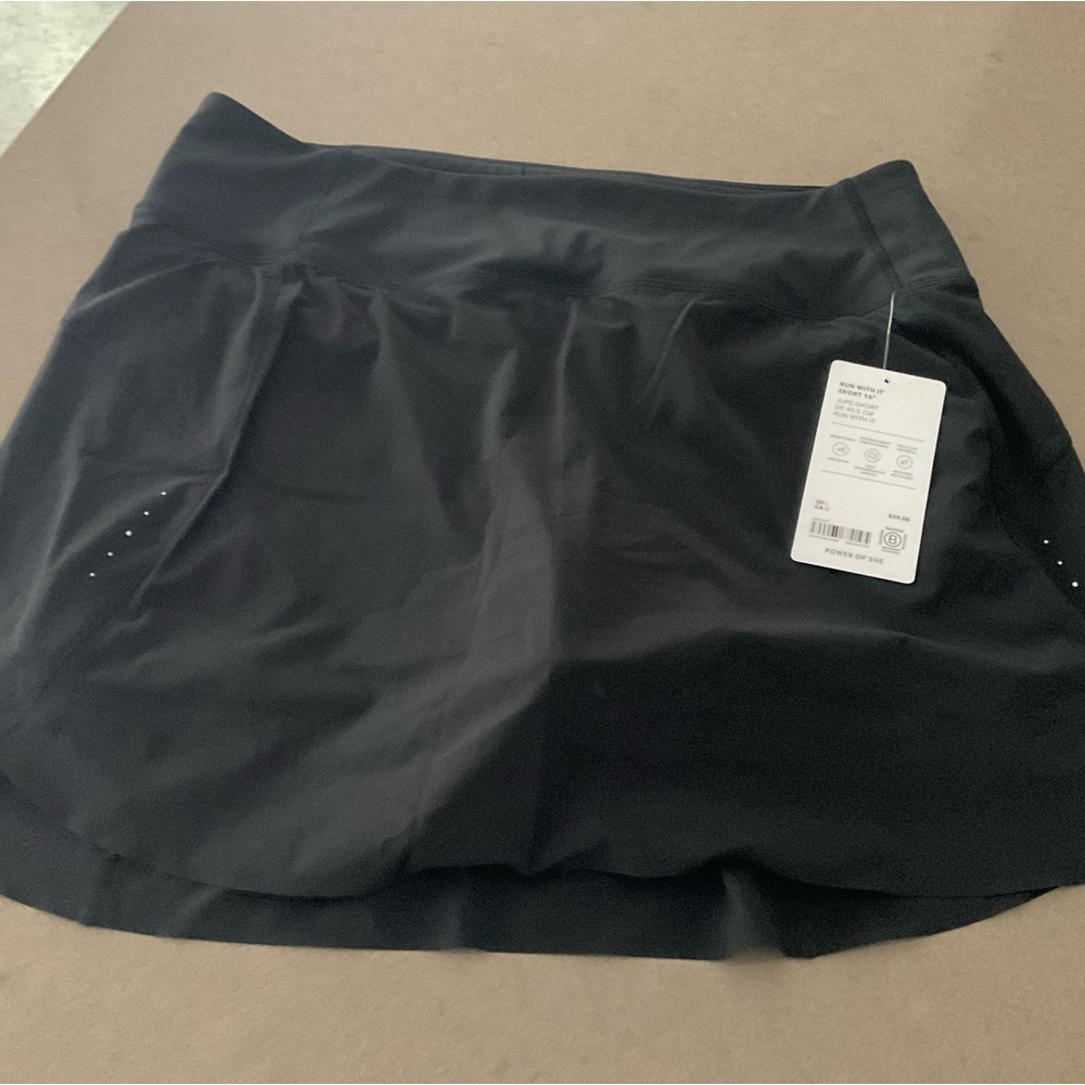 Athleta Black Athletic Skort